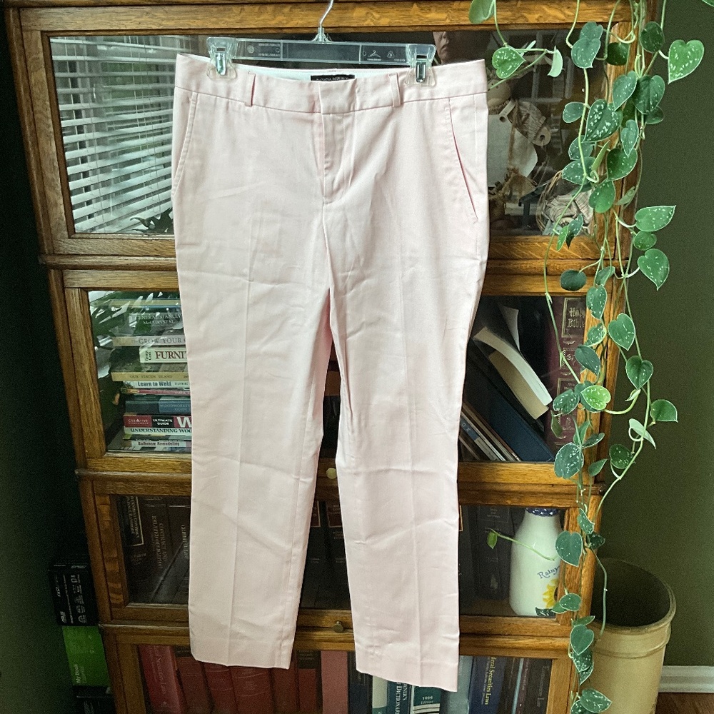 Size 6 pink chinos by banana republic